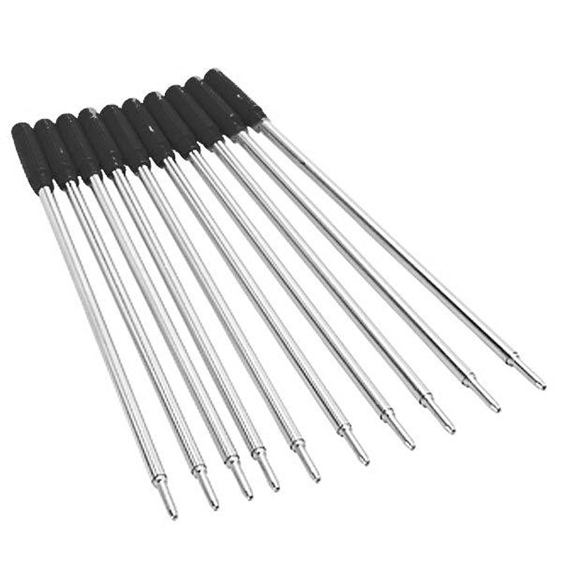 Cross Style Ball Point Pen Ink Refill -10-Piece - Color:Black